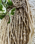 Light Sandy Blonde Synthetic Dread Set