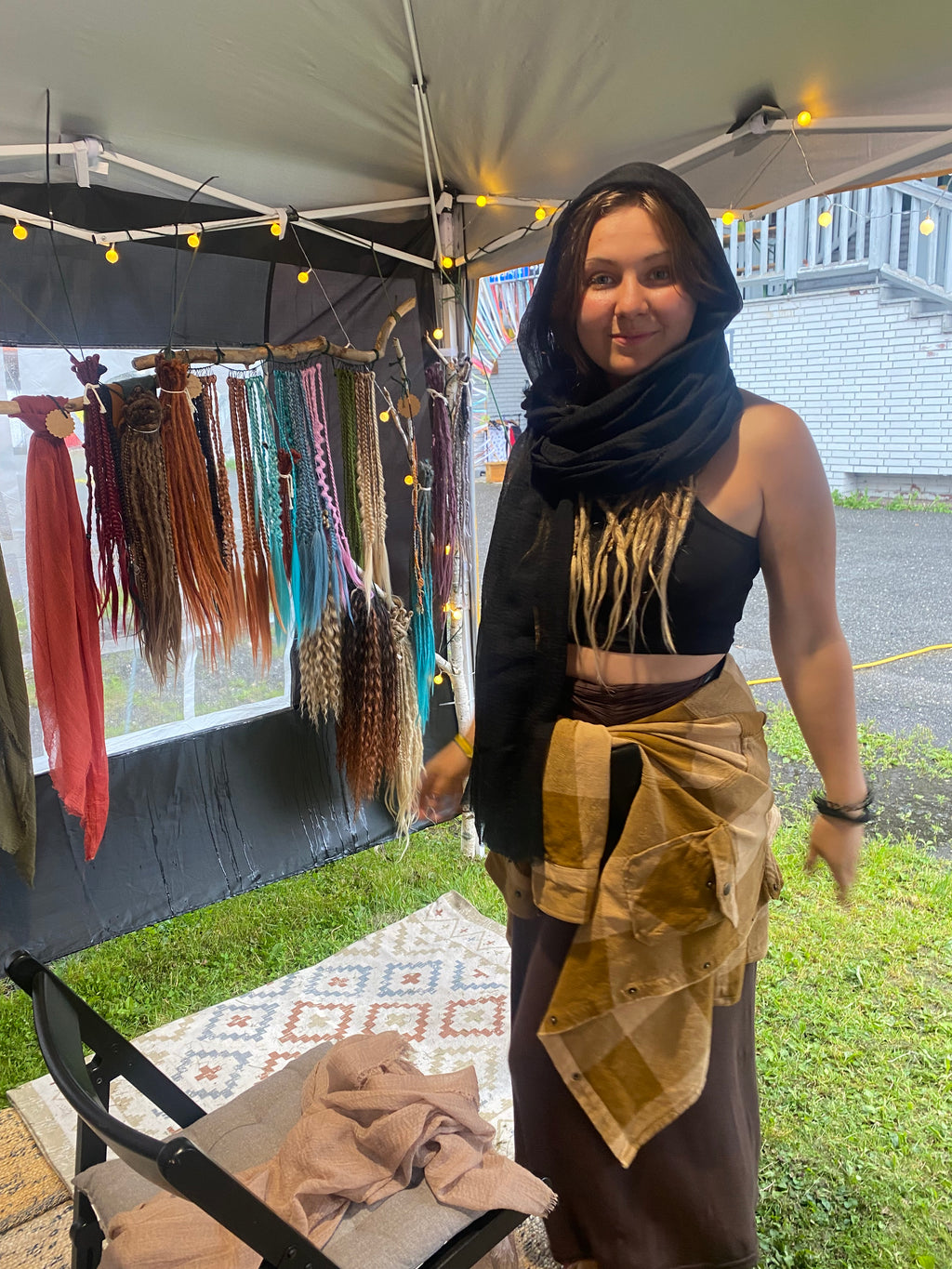 Dreadlock Scarf – Soft Cotton Hair Wrap