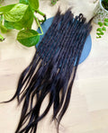 Human Hair Dreadlock Extension - Dark Brown